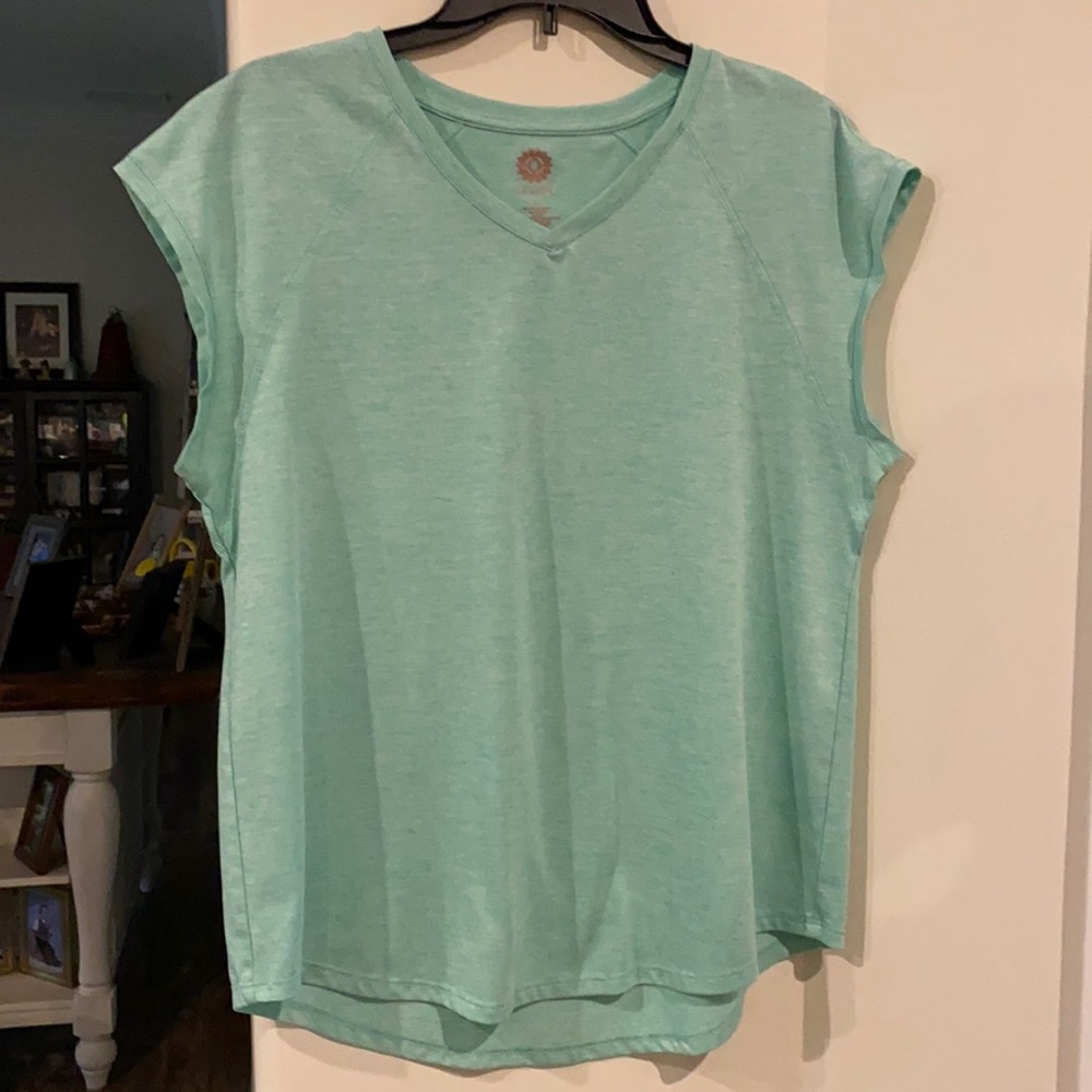 Brisas cap-sleeved Yoga top